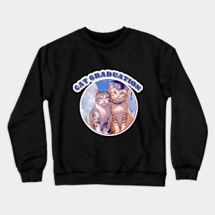 Cat Graduation Crewneck Sweatshirt